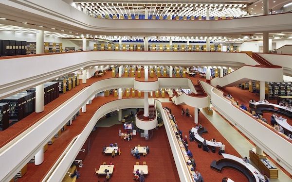 Toronto Reference Library Raymond Moriyama Teshima architecture architect Ontario Canada Canadian Yorkville postmodern modern