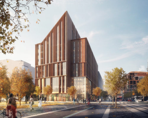 We are finalists for the George Brown Tall Wood Building Competition!
