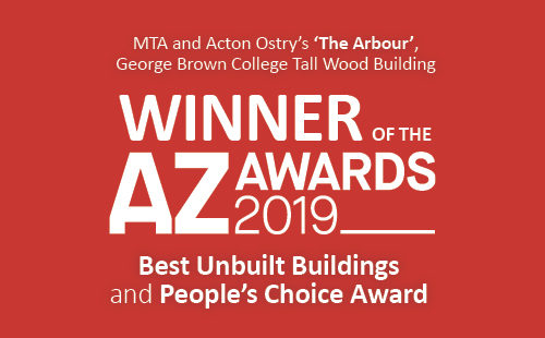 ‘The Arbour’ Wins Best in Unbuilt Buildings and People’s Choice Award at AZ Awards 2019!