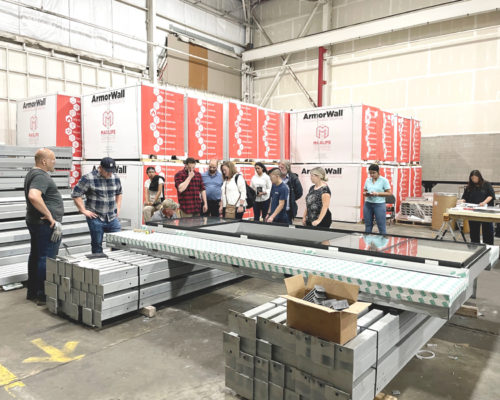 CGI Fabrication Factory Visit – Limberlost Place Facade Systems