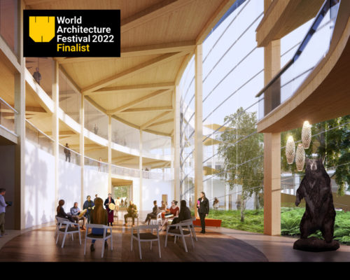 Mukwa Waakaa’igan Shortlisted for 2022 World Architecture Festival Award