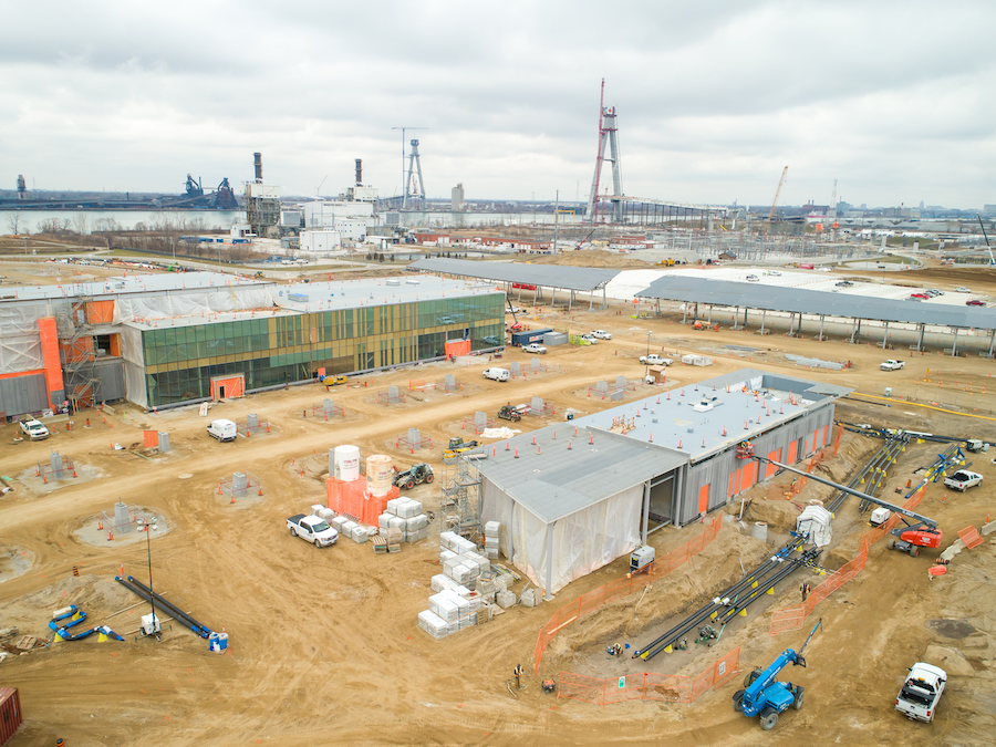 Canadian Port of Entry Construction Flyover Video