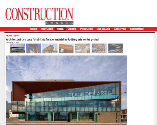 Place des Arts Featured in Construction Canada Article