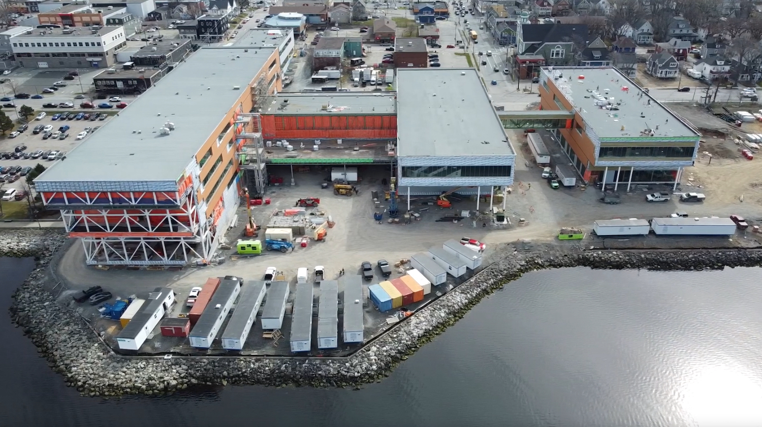 NSCC Sydney Waterfront Campus Construction Drone Footage
