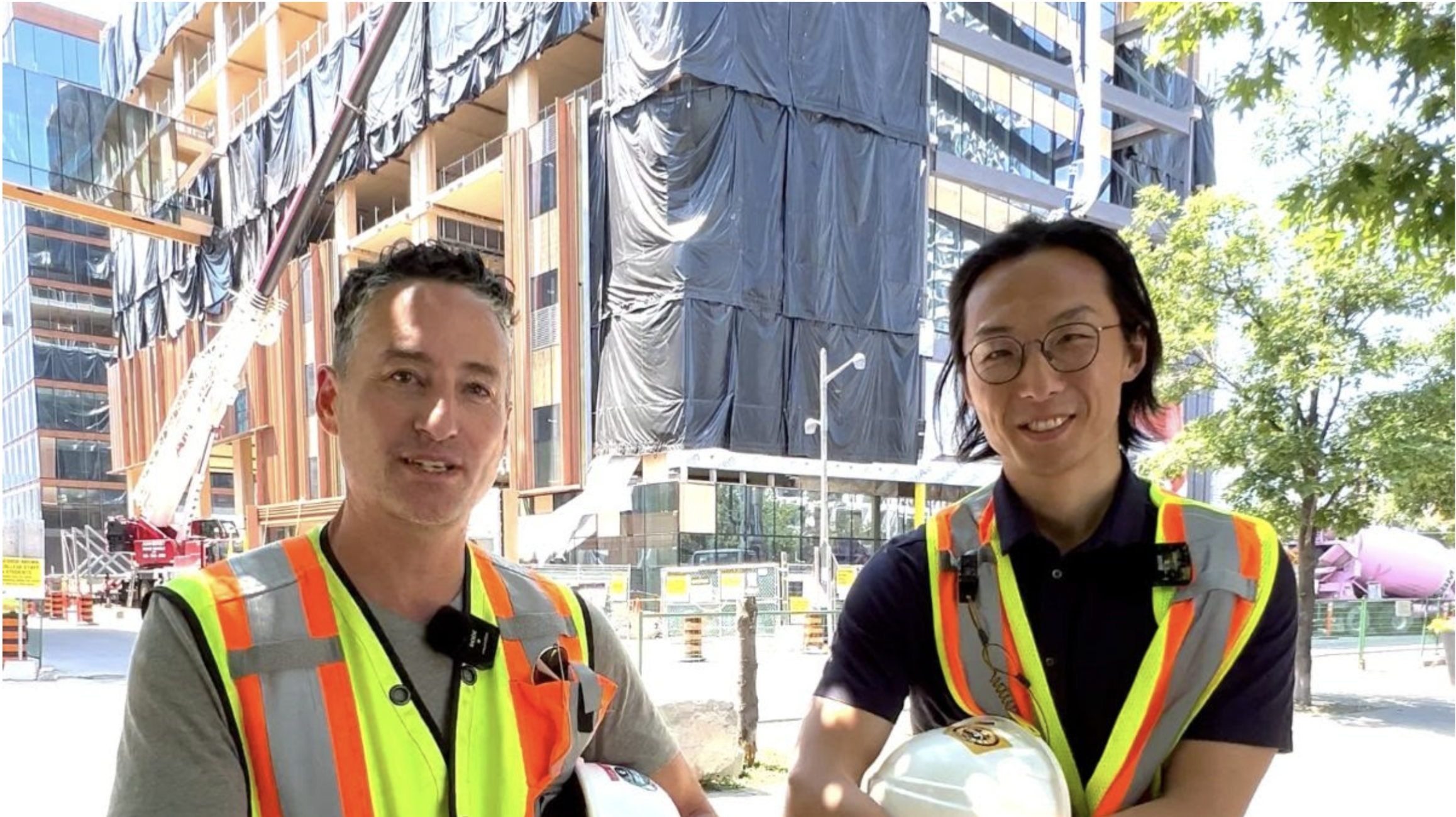 Phil and Jay Lead Tour of Limberlost Place for the Toronto Society of Architects