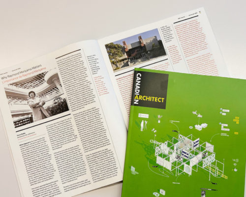 “Why Raymond Moriyama Matters” – Article in Canadian Architect Magazine