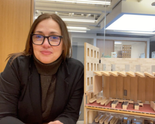 Emmanuelle and Ronen Presenting on the West Memorial Building Rehabilitation at the 2024 RAIC Conference