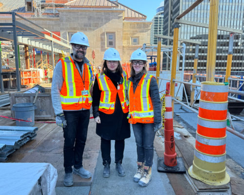 West Memorial Building Steel Topping-Off Ceremony