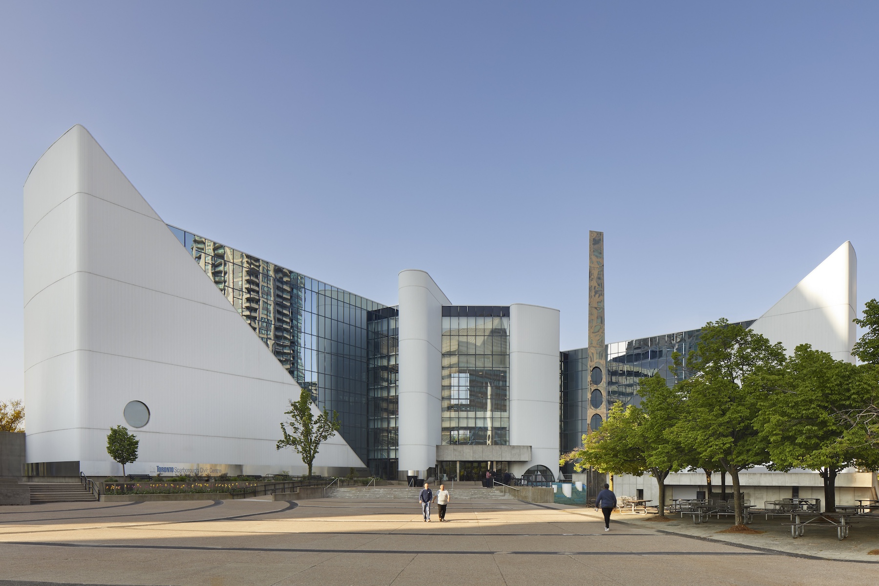 Scarborough Civic Centre Raymond Moriyama Teshima architect architecture Toronto design building government history modern
