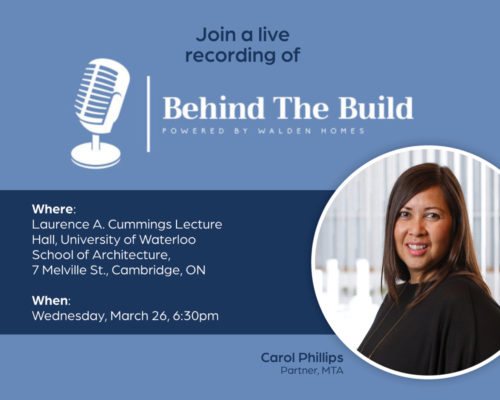 Carol Phillips Takes Part in Live Recording of Behind the Build Podcast