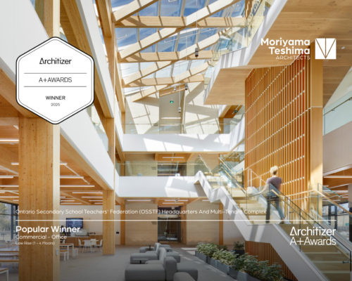 MTA’s OSSTF Headquarters Wins 2025 Architizer A+Award Popular Choice in Commercial Office Category
